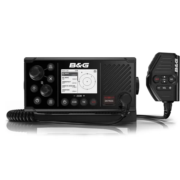 B&G V60-B fastmontert VHF med DSC, GPS og AIS sender og mottaker