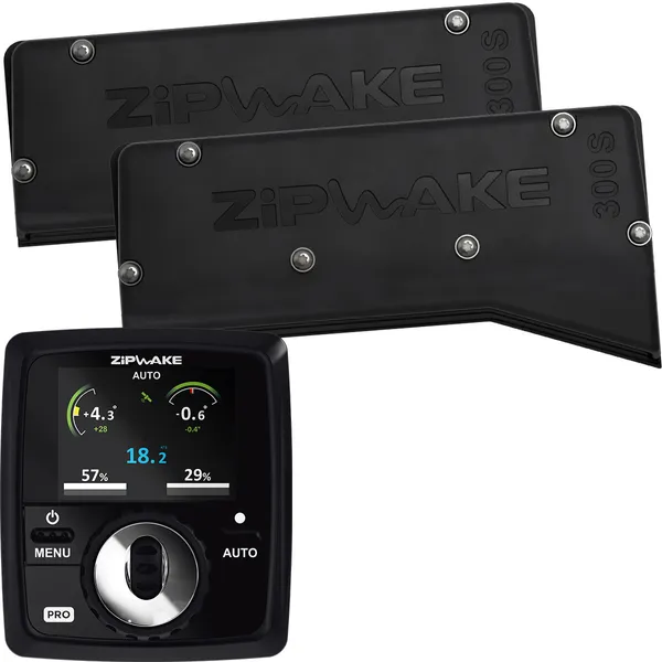 Zipwake KB 300-S PRO Chine interceptor startpakke 2x300mm