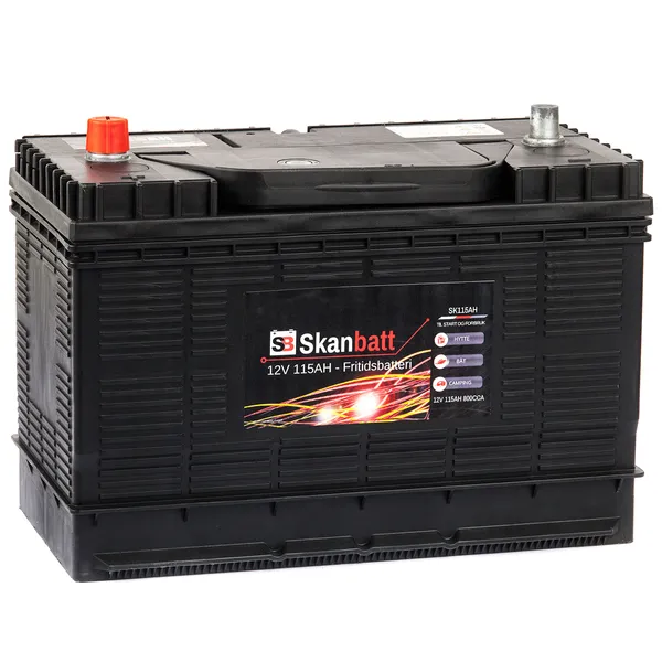 Skanbatt SK115AH Fritidsbatteri 12V 115Ah blybatteri