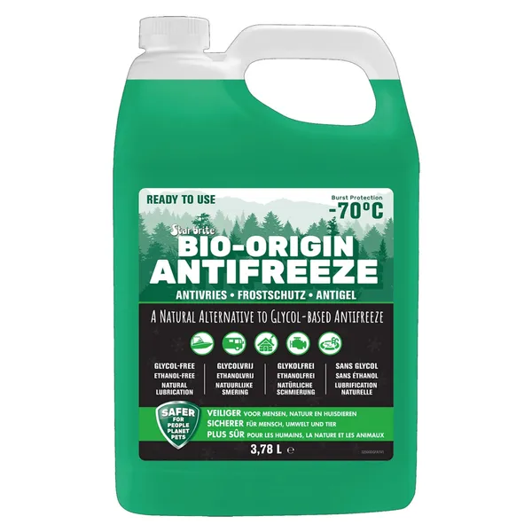 Star Brite giftfri frostvæske grønn bio, 3,8 l