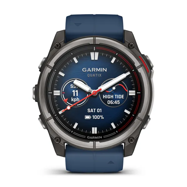 Garmin quatix 8, 51 mm maritim smartklokke med AMOLED-skjerm