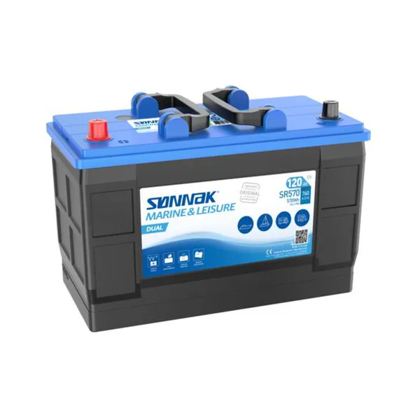 Exide Sønnak Dual SR570 blybatteri 12V 120 Ah