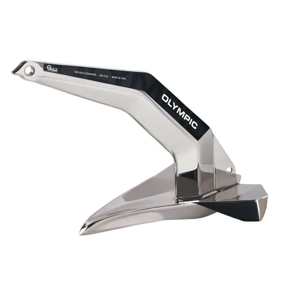 Quick Olympic anker - blankpolert syrefast stål, 26 kg