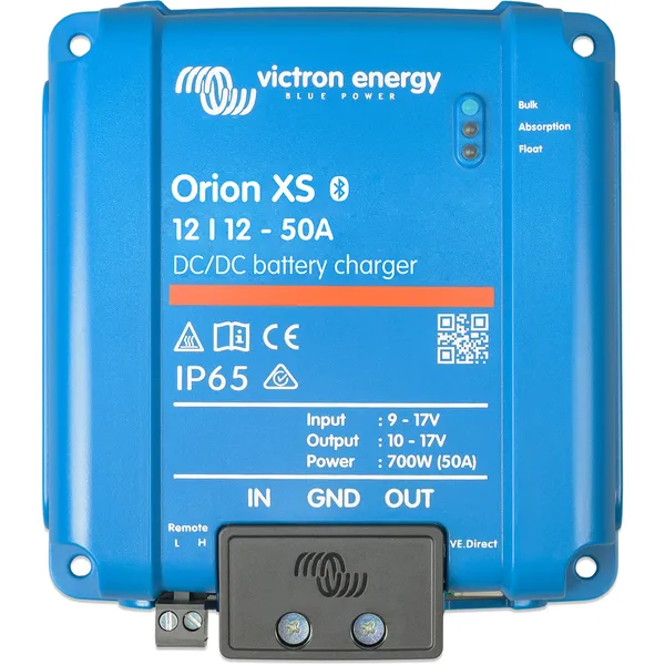 Victron Orion XS DC-DC batterilader 12>12V 50A, Uisolert, EMC-beskyttet